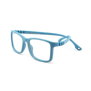 AIMISUV Square Kids Glasses Frame  Silicone Flexible Optical Eyeglasses Frame Children 2022 Boy Girls Clear Glasses UV400