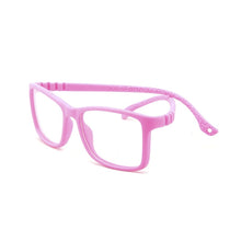 Load image into Gallery viewer, AIMISUV Square Kids Glasses Frame  Silicone Flexible Optical Eyeglasses Frame Children 2022 Boy Girls Clear Glasses UV400