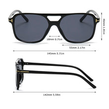Load image into Gallery viewer, AIMIUSV Men's Brand Sunglasses 2023 Square Flat Top Designer Sun Glasses Women's Travel Anti-Glare Driving Eyewear UV400