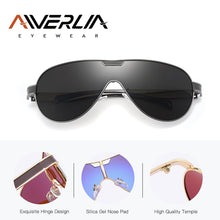 Load image into Gallery viewer, AIVERLIA Sunglasses Men Polarized Men&#39;s Glasses Man Sunglass Brand Design Mirror Lens Black Gold Oculos Masculino AI55