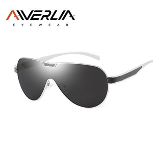 AIVERLIA Sunglasses Men Polarized Men's Glasses Man Sunglass Brand Design Mirror Lens Black Gold Oculos Masculino AI55