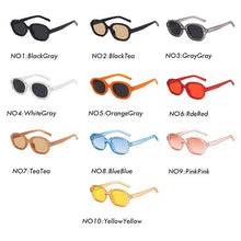 Load image into Gallery viewer, AKA VISION Oval Vintage Sunglasses Women/Men  Brand Eyewear Women Retro Transparent Glasses Men Street Eyewears Unisex