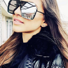 Load image into Gallery viewer, AKAgafas 2023 Oversized Sunglasses Women  Eyeglasses Women/Men Gradient Classic Glasses Women Metal Lentes De Sol Hombre