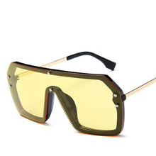 Load image into Gallery viewer, AKAgafas 2023 Oversized Sunglasses Women  Eyeglasses Women/Men Gradient Classic Glasses Women Metal Lentes De Sol Hombre