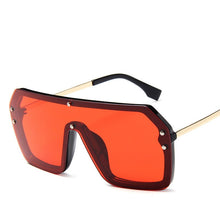 Load image into Gallery viewer, AKAgafas 2023 Oversized Sunglasses Women  Eyeglasses Women/Men Gradient Classic Glasses Women Metal Lentes De Sol Hombre