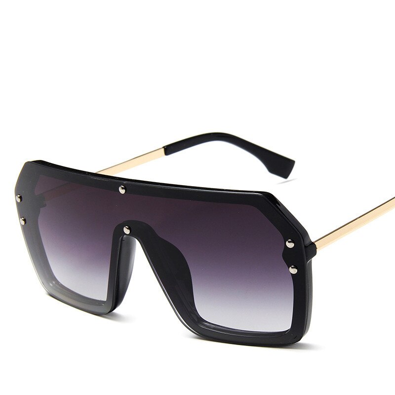 AKAgafas 2023 Oversized Sunglasses Women  Eyeglasses Women/Men Gradient Classic Glasses Women Metal Lentes De Sol Hombre