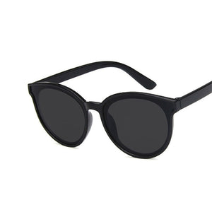 AKAgafas Round Child Sunglasses 2023 Candy Color Personality Baby Anti-UV Street Beat Lovely Glasses Cute Wild Concave Shape
