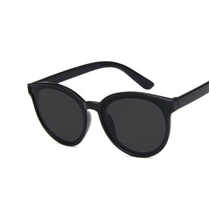 AKAgafas Round Child Sunglasses 2023 Candy Color Personality Baby Anti-UV Street Beat Lovely Glasses Cute Wild Concave Shape