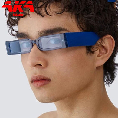 AKAgafas Square Sunglasses Women 2023 Frame Men Sunglasses Retro Mirror Sun Glasses  Square Lunette De Soleil Homme