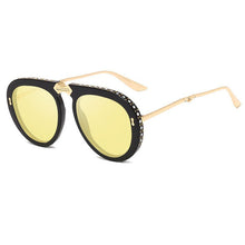 Load image into Gallery viewer, ALOZ MICC 2023 Women Foldable Frame Pilot Sunglasses for Women Brand Designe  Rhinestone Sun Glasses Female Shade Q109