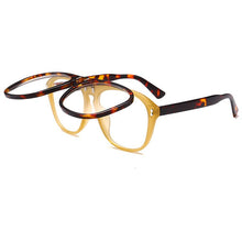 Load image into Gallery viewer, ALOZ MICC Flip Sunglasses Women Men Unique Oversized Square Sun Glasses Clamshell Two Lens Eyeglasses Q344
