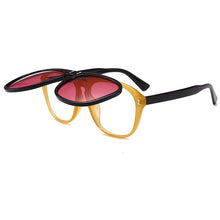 Load image into Gallery viewer, ALOZ MICC Flip Sunglasses Women Men Unique Oversized Square Sun Glasses Clamshell Two Lens Eyeglasses Q344