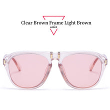 Load image into Gallery viewer, ALOZ MICC Flip Sunglasses Women Men Unique Oversized Square Sun Glasses Clamshell Two Lens Eyeglasses Q344