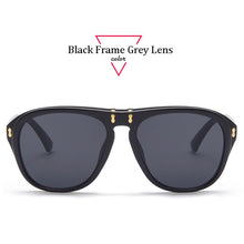 Load image into Gallery viewer, ALOZ MICC Flip Sunglasses Women Men Unique Oversized Square Sun Glasses Clamshell Two Lens Eyeglasses Q344