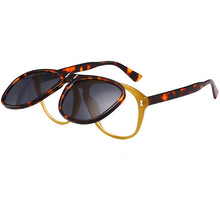Load image into Gallery viewer, ALOZ MICC Flip Sunglasses Women Men Unique Oversized Square Sun Glasses Clamshell Two Lens Eyeglasses Q344