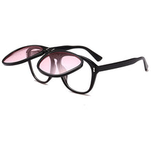 Load image into Gallery viewer, ALOZ MICC Flip Sunglasses Women Men Unique Oversized Square Sun Glasses Clamshell Two Lens Eyeglasses Q344