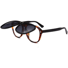Load image into Gallery viewer, ALOZ MICC Flip Sunglasses Women Men Unique Oversized Square Sun Glasses Clamshell Two Lens Eyeglasses Q344