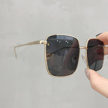 Load image into Gallery viewer, ALOZ MICC Women Glasses Oversized Square Sunglasses Women Shades Metal Sunglasses Men Retro Orange Purple Red Glasses