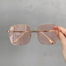 Load image into Gallery viewer, ALOZ MICC Women Glasses Oversized Square Sunglasses Women Shades Metal Sunglasses Men Retro Orange Purple Red Glasses