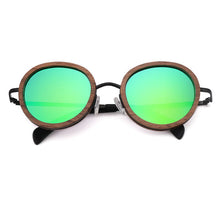 Load image into Gallery viewer, AN SWALLOW 2023 retro wooden sunglasses men&#39;s black walnut wooden sunglasses ladies brand design sunglasses polarized UV400