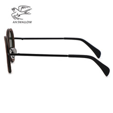 Load image into Gallery viewer, AN SWALLOW 2023 retro wooden sunglasses men&#39;s black walnut wooden sunglasses ladies brand design sunglasses polarized UV400