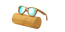 Load image into Gallery viewer, AN SWALLOW Retro  Brand Design Handmade Zebra Wood Sunglasses For Men and Women UV400 Polarized Wood Sunglasses