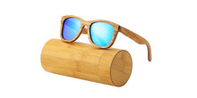 Load image into Gallery viewer, AN SWALLOW Retro  Brand Design Handmade Zebra Wood Sunglasses For Men and Women UV400 Polarized Wood Sunglasses