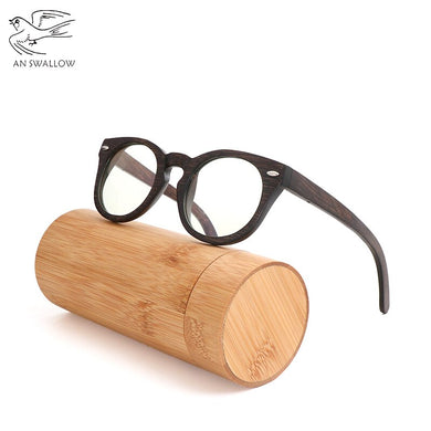 AN SWALLOW Polarized Glasses Men Bamboo Wood Sunglasses Ladies Sun Glasses Brand Designer Eyewear