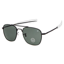 Load image into Gallery viewer, AO Pilot Sunglasses Men With Glass Lenes Metal frame Classic Aviation American Army Military Optical Eyewear Male Oculos de sol