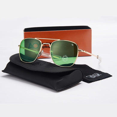 AO aviation Sunglasses Men women 2023 brand designer  American Optical pilot Sun Glass rectangle driving glasses