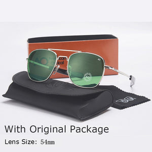 AO aviation Sunglasses Men women 2023 brand designer  American Optical pilot Sun Glass rectangle driving glasses