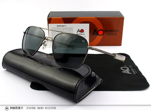 AO aviation Sunglasses Men women 2023 brand designer  American Optical pilot Sun Glass rectangle driving glasses