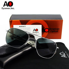 Load image into Gallery viewer, AO aviation Sunglasses Men women 2023 brand designer  American Optical pilot Sun Glass rectangle driving glasses