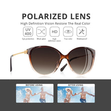 Load image into Gallery viewer, AOFLY BRAND DESIGN 2023 Trending Women Polarized CATEYE Sunglasses Ladies Sun glasses Driving Travel Eyewear Love Temple UV400