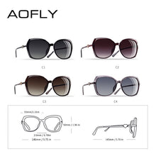 Load image into Gallery viewer, AOFLY BRAND DESIGN Diamond shape  Women Polarized Sunglasses ladies Sun Glasses Female Gradient Eyewear Goggles