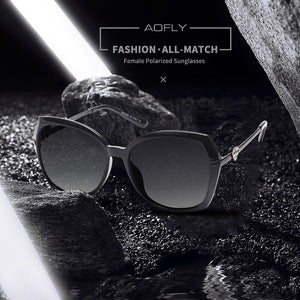 AOFLY BRAND DESIGN Diamond shape  Women Polarized Sunglasses ladies Sun Glasses Female Gradient Eyewear Goggles