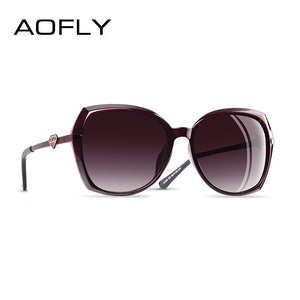 AOFLY BRAND DESIGN Diamond shape  Women Polarized Sunglasses ladies Sun Glasses Female Gradient Eyewear Goggles