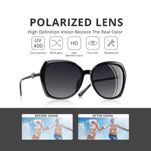 AOFLY BRAND DESIGN Diamond shape  Women Polarized Sunglasses ladies Sun Glasses Female Gradient Eyewear Goggles