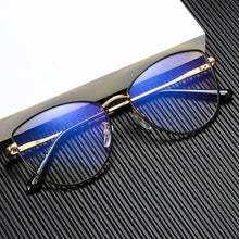 Load image into Gallery viewer, AOFLY Brand Cat Eye Blue Light Blocking Glasses Women Metal Reading Eyeglasses Frame Lady Computer Eyewear Female UV400