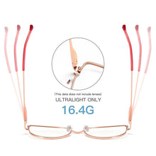 Load image into Gallery viewer, AOFLY Brand Cat Eye Blue Light Blocking Glasses Women Metal Reading Eyeglasses Frame Lady Computer Eyewear Female UV400