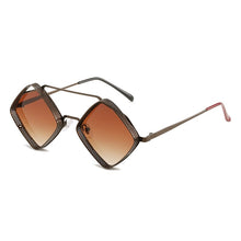 Load image into Gallery viewer, AOFLY Brand Design 2023 Alloy Steampunk Quadrilateral Sunglasses Vintage Men Women Sun Glasses Classic UV400 Metal Frame
