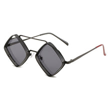 Load image into Gallery viewer, AOFLY Brand Design 2023 Alloy Steampunk Quadrilateral Sunglasses Vintage Men Women Sun Glasses Classic UV400 Metal Frame