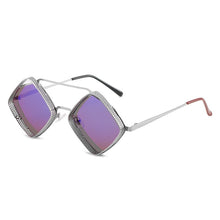 Load image into Gallery viewer, AOFLY Brand Design 2023 Alloy Steampunk Quadrilateral Sunglasses Vintage Men Women Sun Glasses Classic UV400 Metal Frame