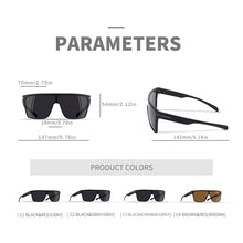 Load image into Gallery viewer, AOFLY Brand Polarized Sunglasses Men  Oversized Flexible Frame Square Male Sun Glasses For Driving Goggle zonnebril heren