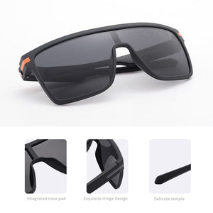 AOFLY Brand Polarized Sunglasses Men  Oversized Flexible Frame Square Male Sun Glasses For Driving Goggle zonnebril heren
