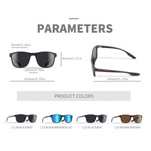 Load image into Gallery viewer, AOFLY DESIGN Ultralight TR90 Polarized Sunglasses Men  Male Sun Glasses For Driving Square Eyewear zonnebril heren UV400