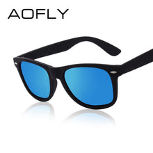 Carica l&#39;immagine nel visualizzatore di Gallery, AOFLY  Sunglasses Men Polarized Sunglasses Men Driving Mirrors Coating Points Black Frame Eyewear Male Sun Glasses UV400