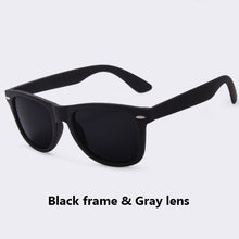 Carica l&#39;immagine nel visualizzatore di Gallery, AOFLY  Sunglasses Men Polarized Sunglasses Men Driving Mirrors Coating Points Black Frame Eyewear Male Sun Glasses UV400