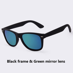 AOFLY  Sunglasses Men Polarized Sunglasses Men Driving Mirrors Coating Points Black Frame Eyewear Male Sun Glasses UV400