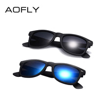 Carica l&#39;immagine nel visualizzatore di Gallery, AOFLY  Sunglasses Men Polarized Sunglasses Men Driving Mirrors Coating Points Black Frame Eyewear Male Sun Glasses UV400
